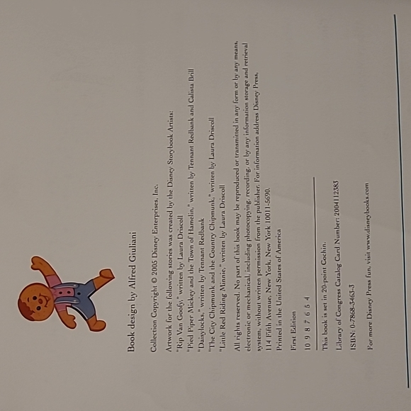 📚Disney's Nursery Rhymes & Fairy Tales Book📚 - Picture 5 of 15